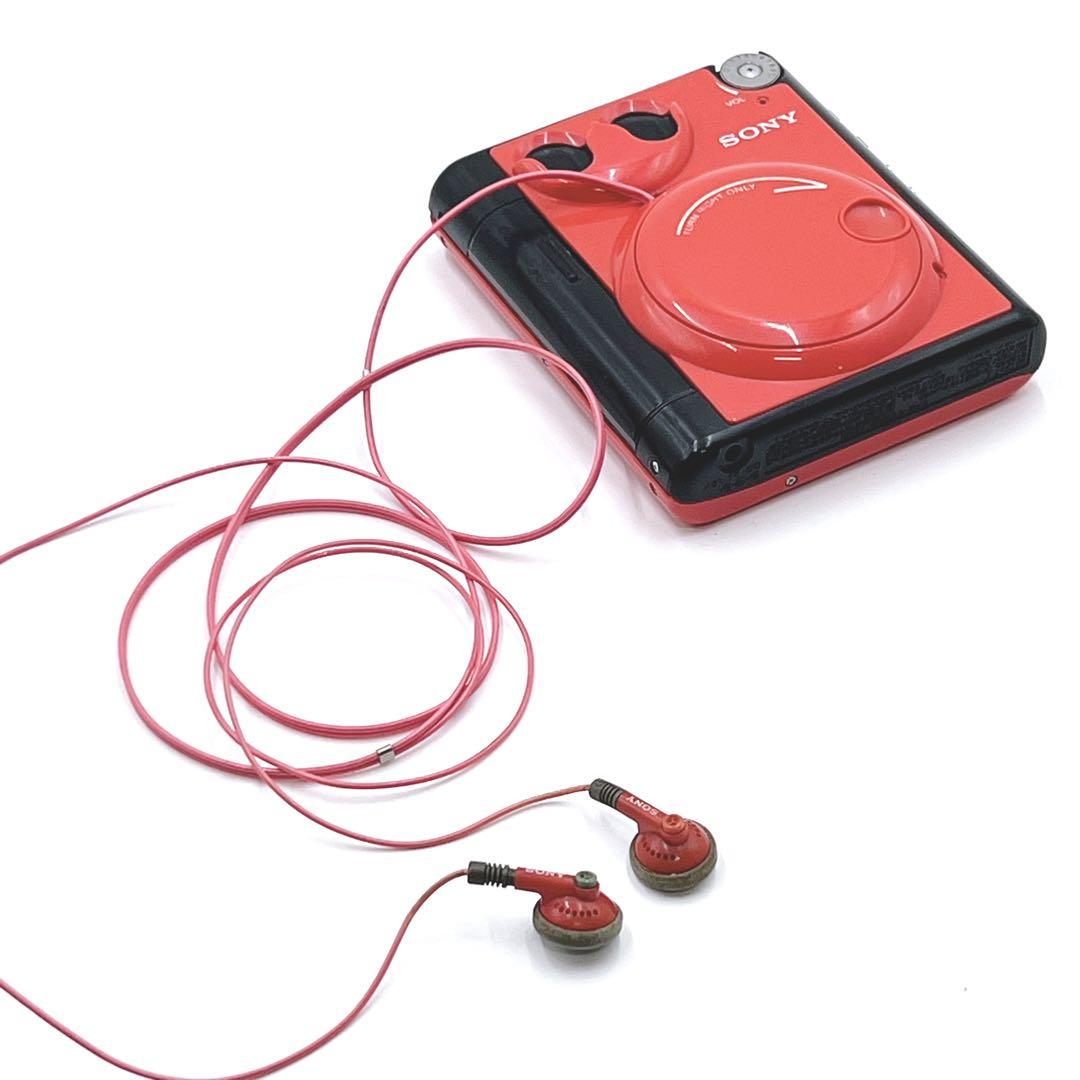【通電OK・希少色】 SONY WM-51 カセットウォークマン　レッド