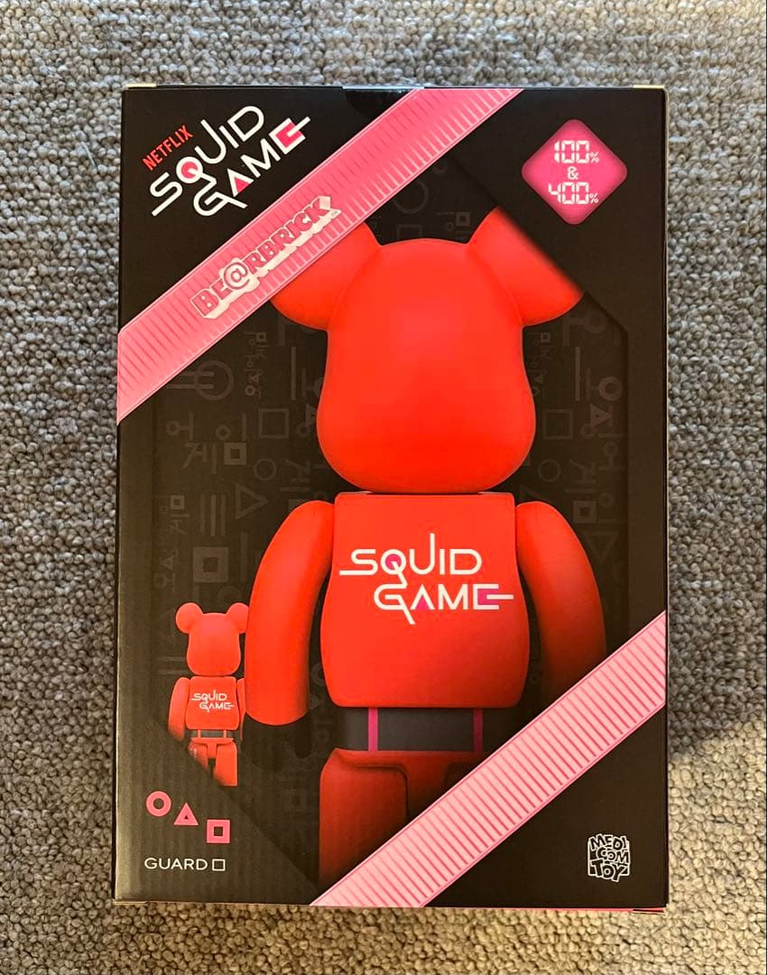 BE@RBRICK SQUID GAME イカゲーム　GUARD 「◻︎」