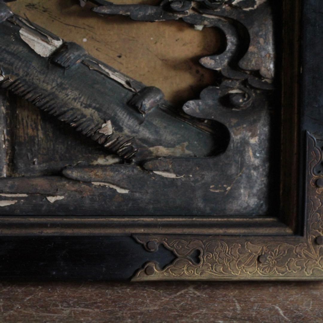 細密工芸 木彫 袋戸？ 芝山蒔絵 古美術 古道具 アンティーク