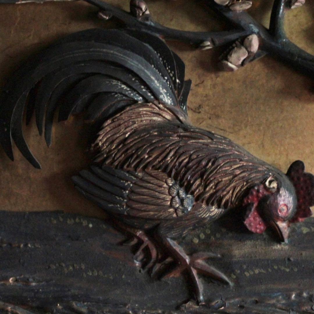 細密工芸 木彫 袋戸？ 芝山蒔絵 古美術 古道具 アンティーク