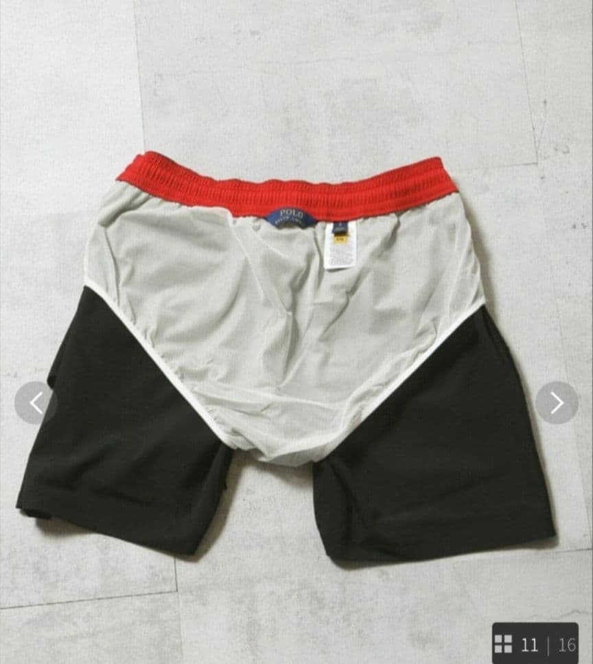 【新品未使用】POLO RALPH LAUREN スイムショーツ 水着 ブラック