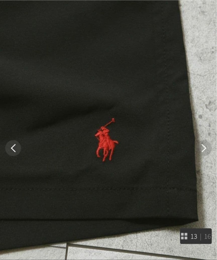 【新品未使用】POLO RALPH LAUREN スイムショーツ 水着 ブラック