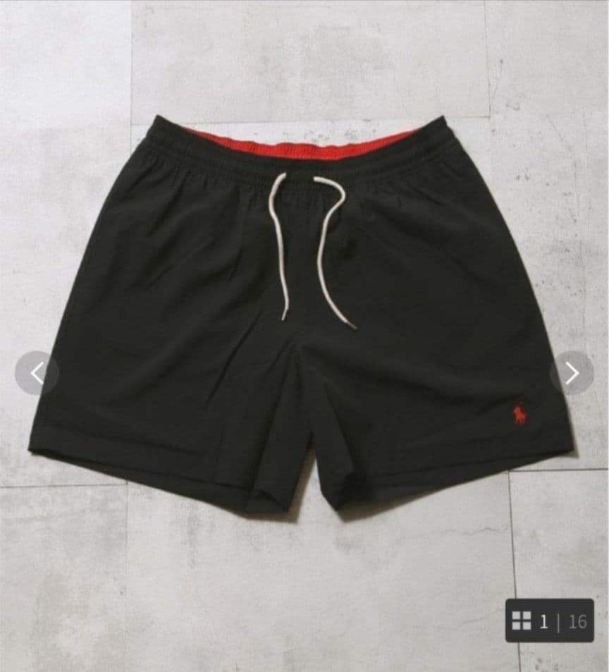 【新品未使用】POLO RALPH LAUREN スイムショーツ 水着 ブラック