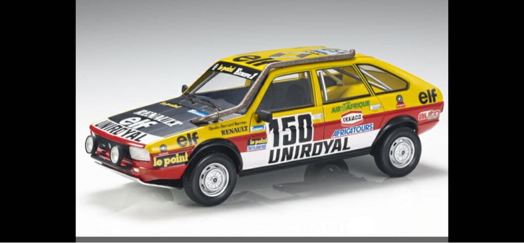トップマルケス　1/18 ルノー20ターボ　NO.150 1982 パリダカ