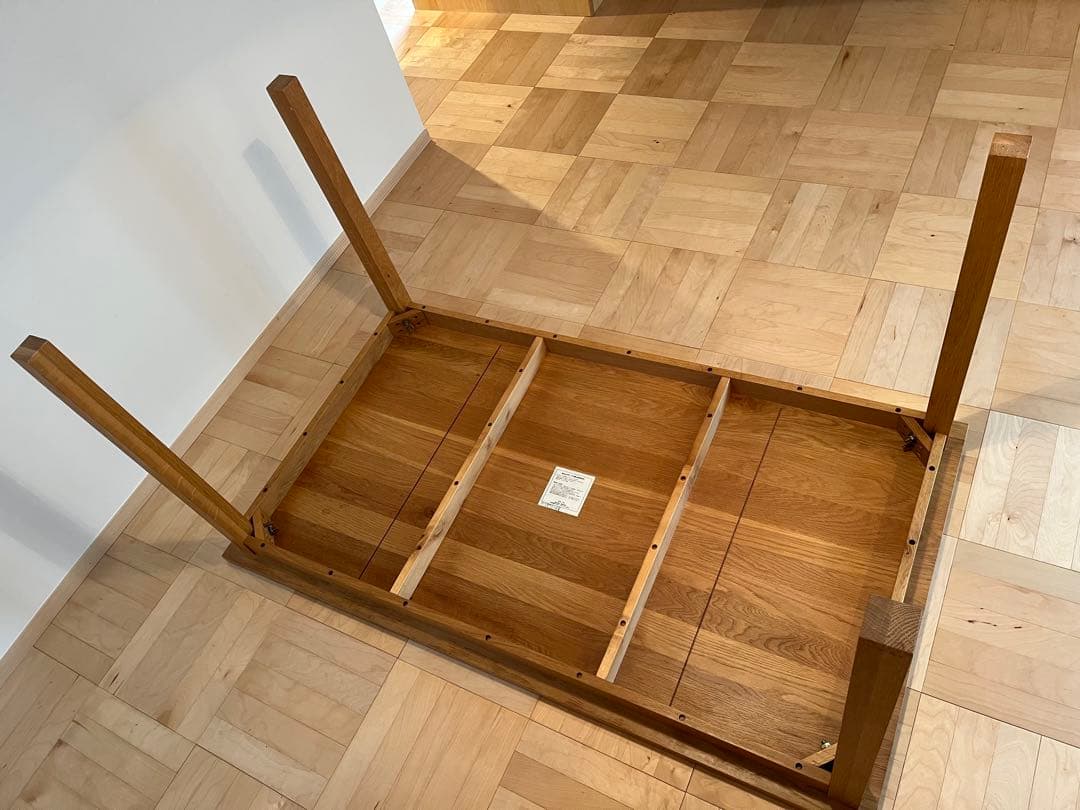 【もっち】無印良品 MUJI オーク材ダイニングテーブル【廃盤品】