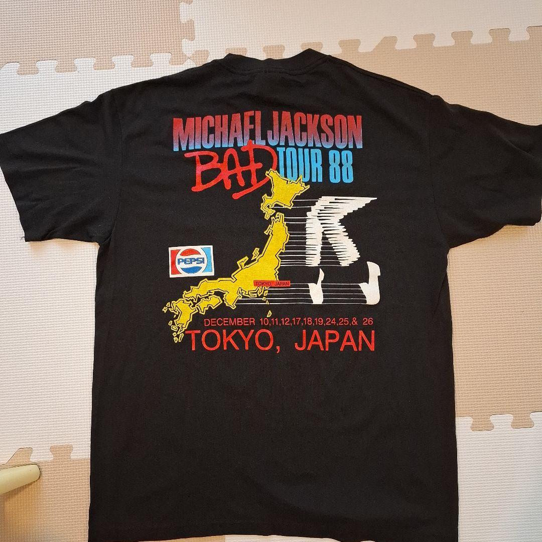 マイケル・ジャクソン バッドツアー88 Tシャツ