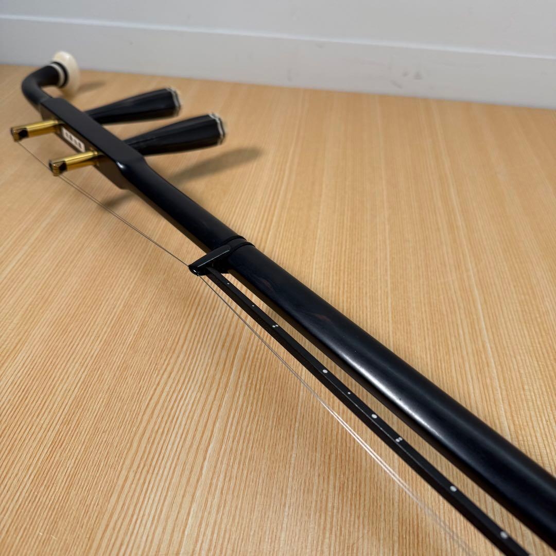 極上品　天華楽器　天華之韻　二胡　黒檀六角形