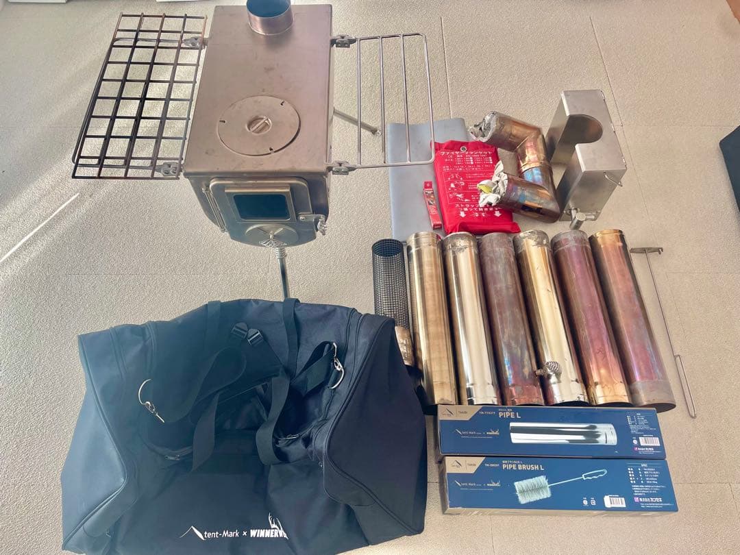 【全セット】 テンマクデザイン　ウィンナーウェル　ウッドストーブ L　薪ストーブ