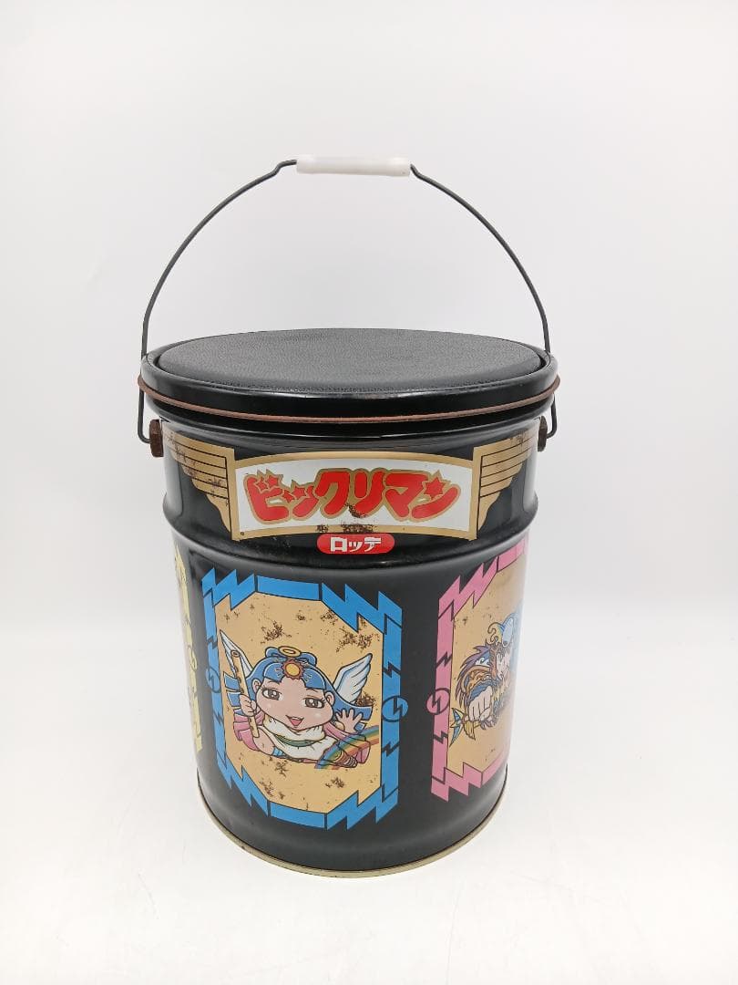 ビックリマン ペール缶いす 昭和レトロ ロッテ