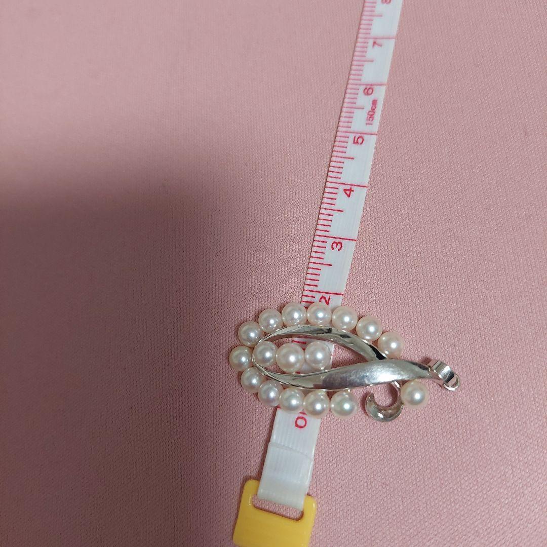 美品　ミキモト　希少ベビーパール　オーバル型ペンダントトップ　ホワイトピンク系