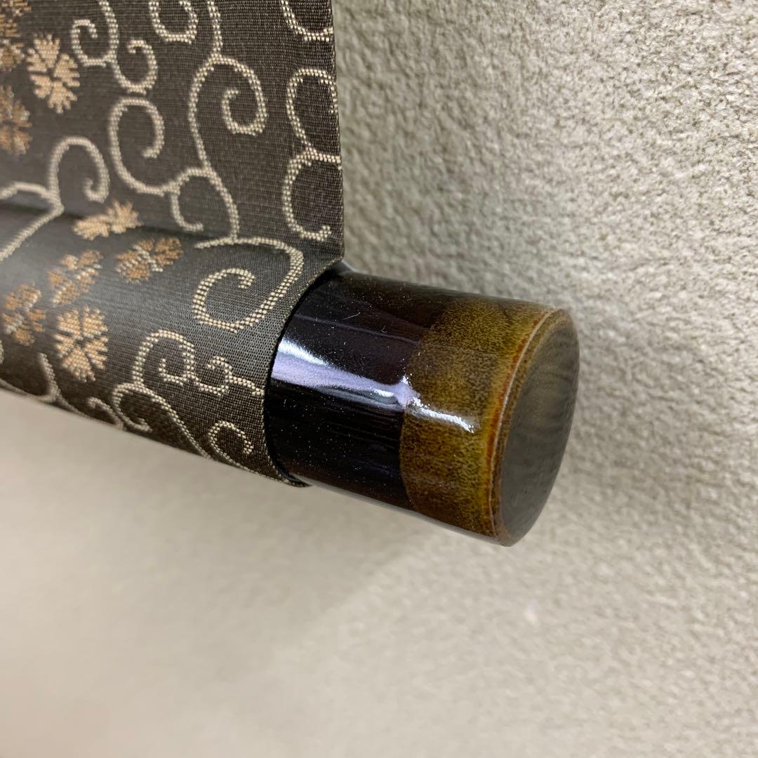 美品 掛け軸 現代水墨画家 絵師白道作「龍虎の図」共箱 墨絵 水墨画