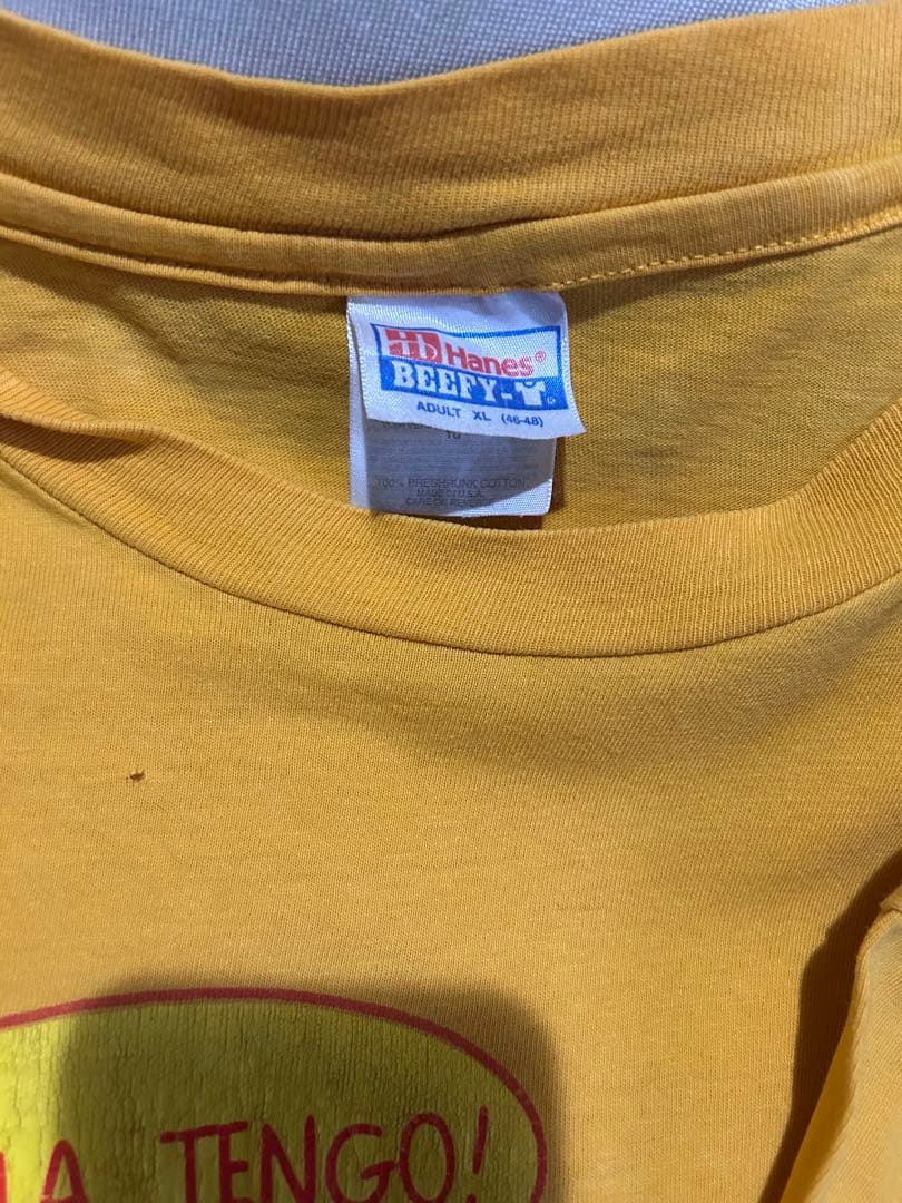YO LA TENGO イエロー Tシャツ 90s ビンテージ ヨラテンゴ