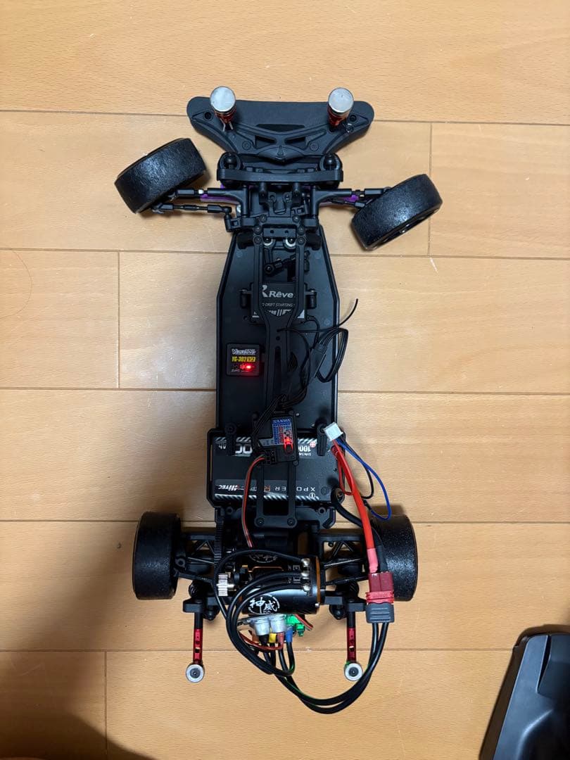 だ*ぶ様 ヨコモシャーシRD-2.0 、メカ、プロポ、おまけでスープラボディ付き