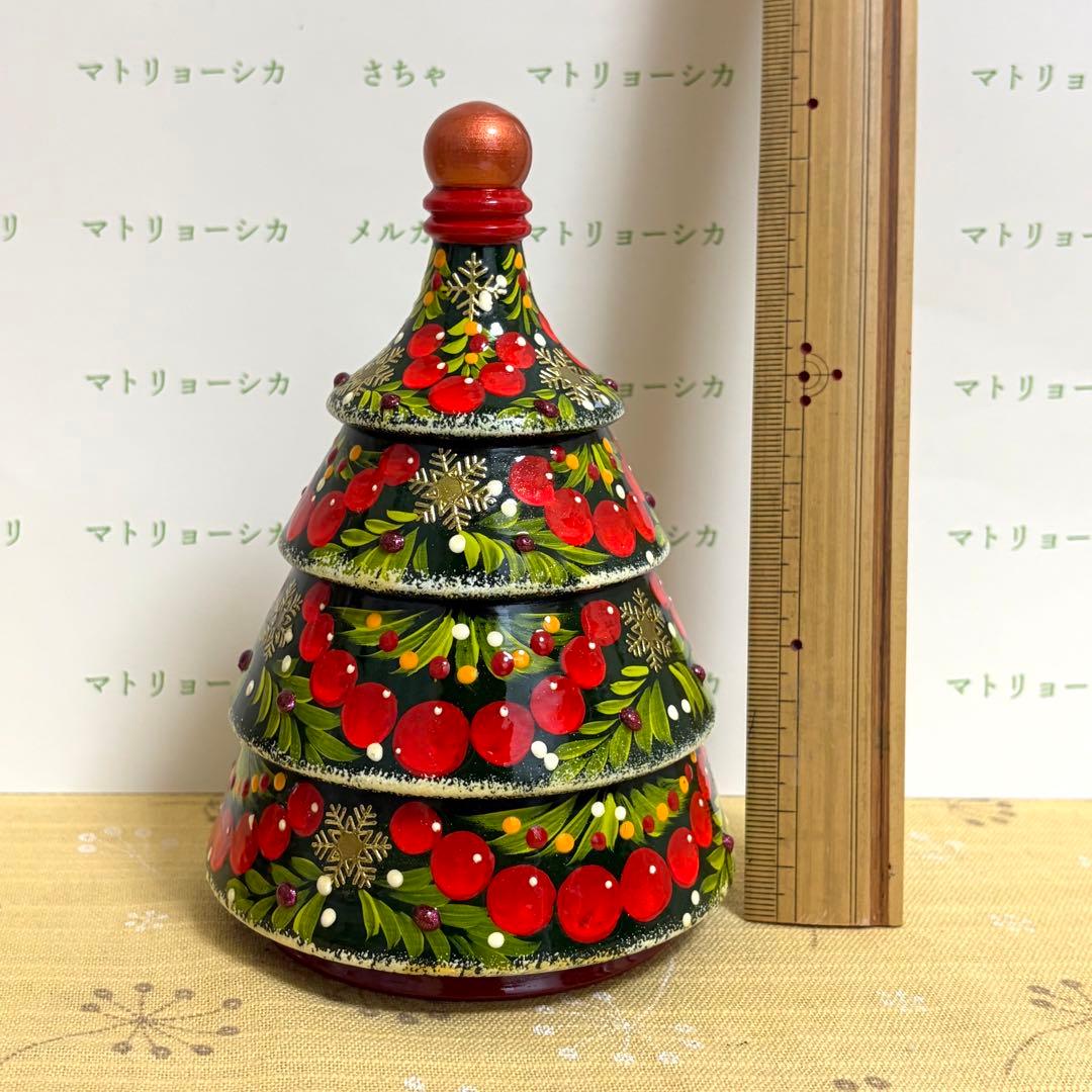 クリスマスツリー　マトリョーシカ　チェブラーシカ オーナメント