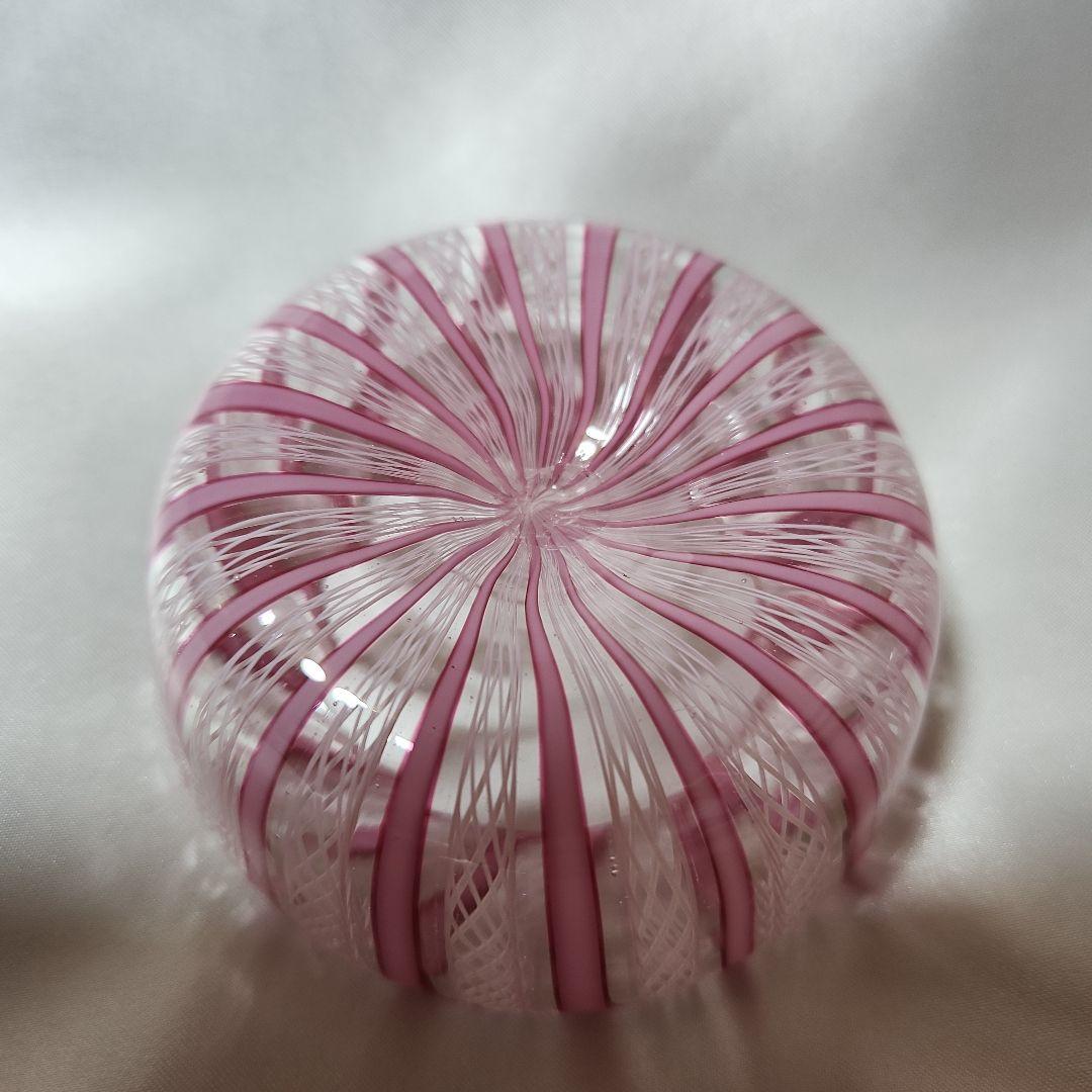 【専用】ベネチアンガラス レース柄 キャンディーポット ムラーノガラス