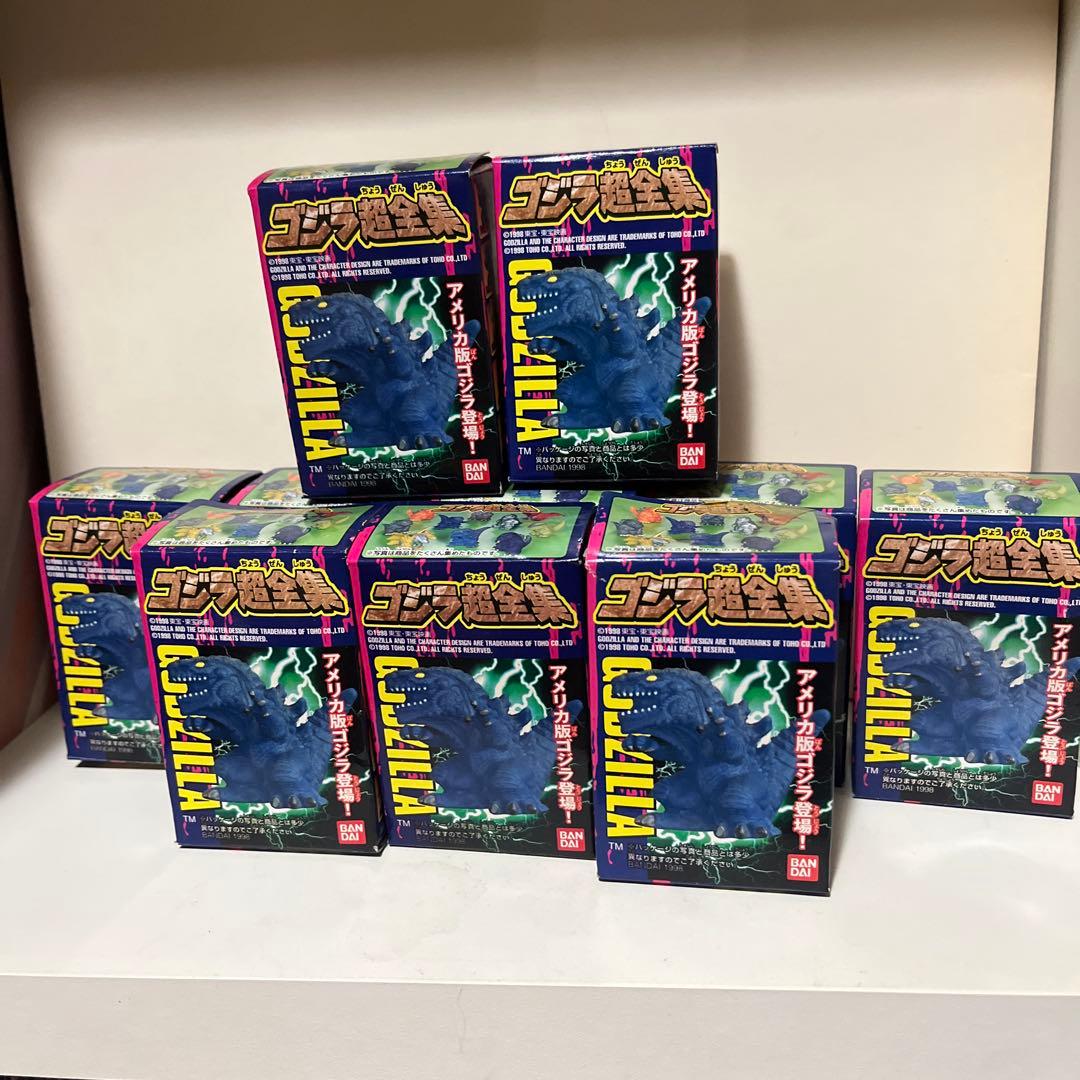 バンダイ製 ゴジラ超全集2 ソフビ フィギュア 指人形 全10種 セット