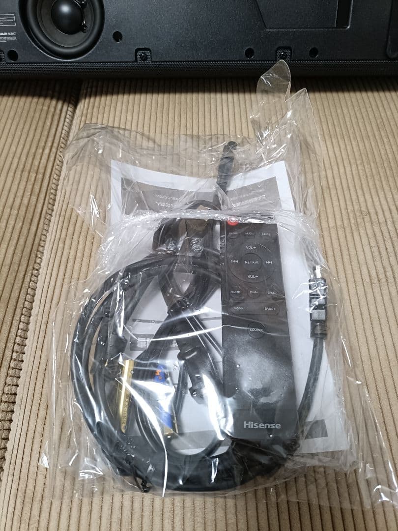 【値下げ対応可】ハイセンス　シアターサウンドシステム　HS214