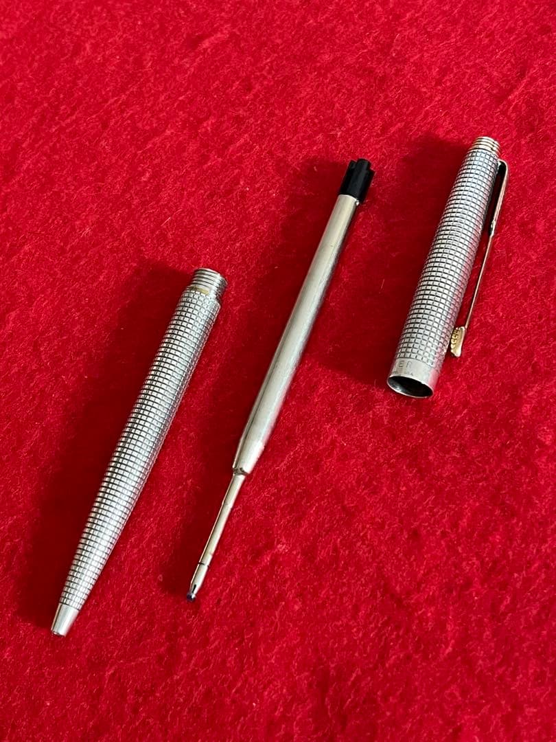 ［純銀製］パーカー75ボールペン シズレ スターリングシルバー ❗️リフィル新品‼️