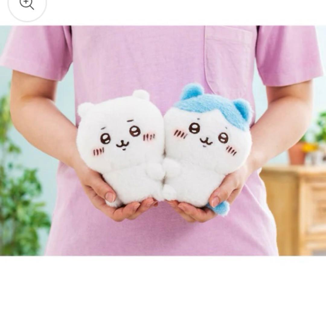 新品ちいかわ ほわほわぬいぐるみ　むぎゅっとしたちいかわハチワレ期間限定セール中