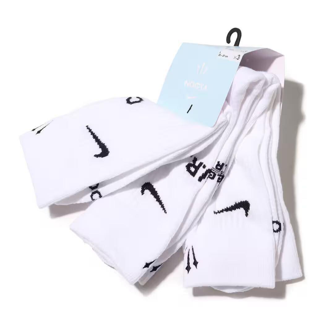 ナイキ x ドレイク ノクタ 3パック クルー ソックス ホワイト