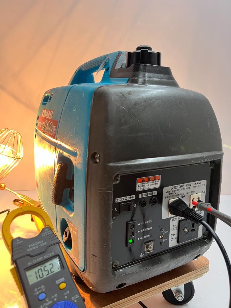 【動作良好・保証付】AIRMAN インバーター発電機 HP1600SV MAM2