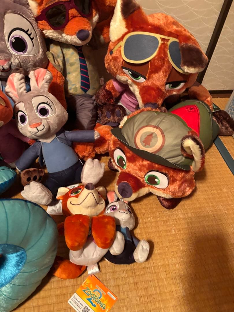 ★新品未開封★ズートピア 8点セット‼︎ 2Lぬいぐるみ スーパーラージぬいぐるみ