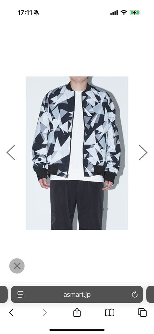 【未開封】Reversible Blouson Perfume Closet