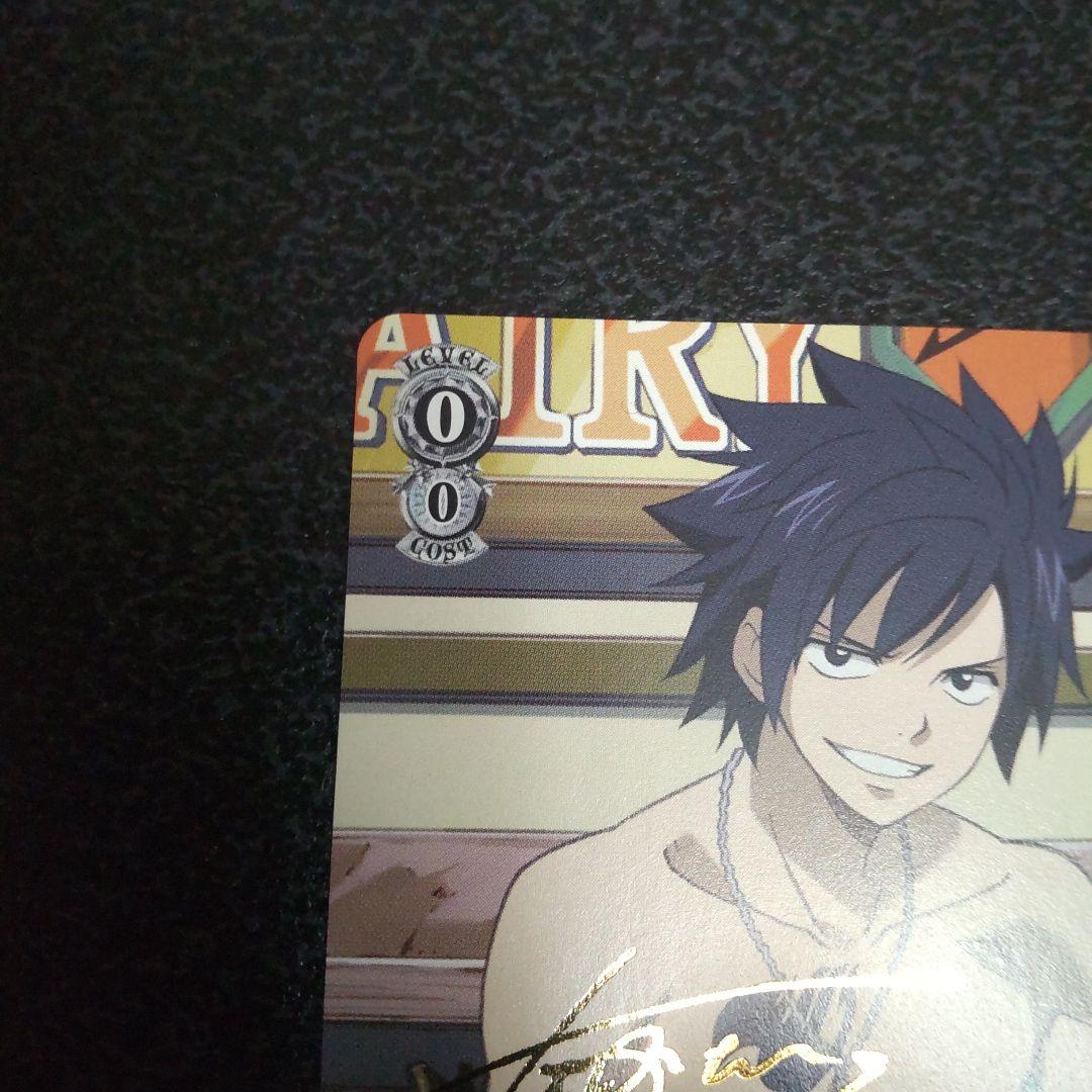 ヴァイスシュヴァルツ　TDサイン　氷の造形魔導士　グレイ　フェアリーテイル　WS