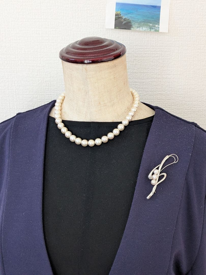 b*9様 TASAKI　シルバー　パールブローチ