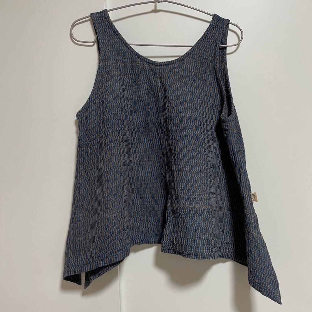 【 うさと 】 うさとの服 ノースリーブトップス