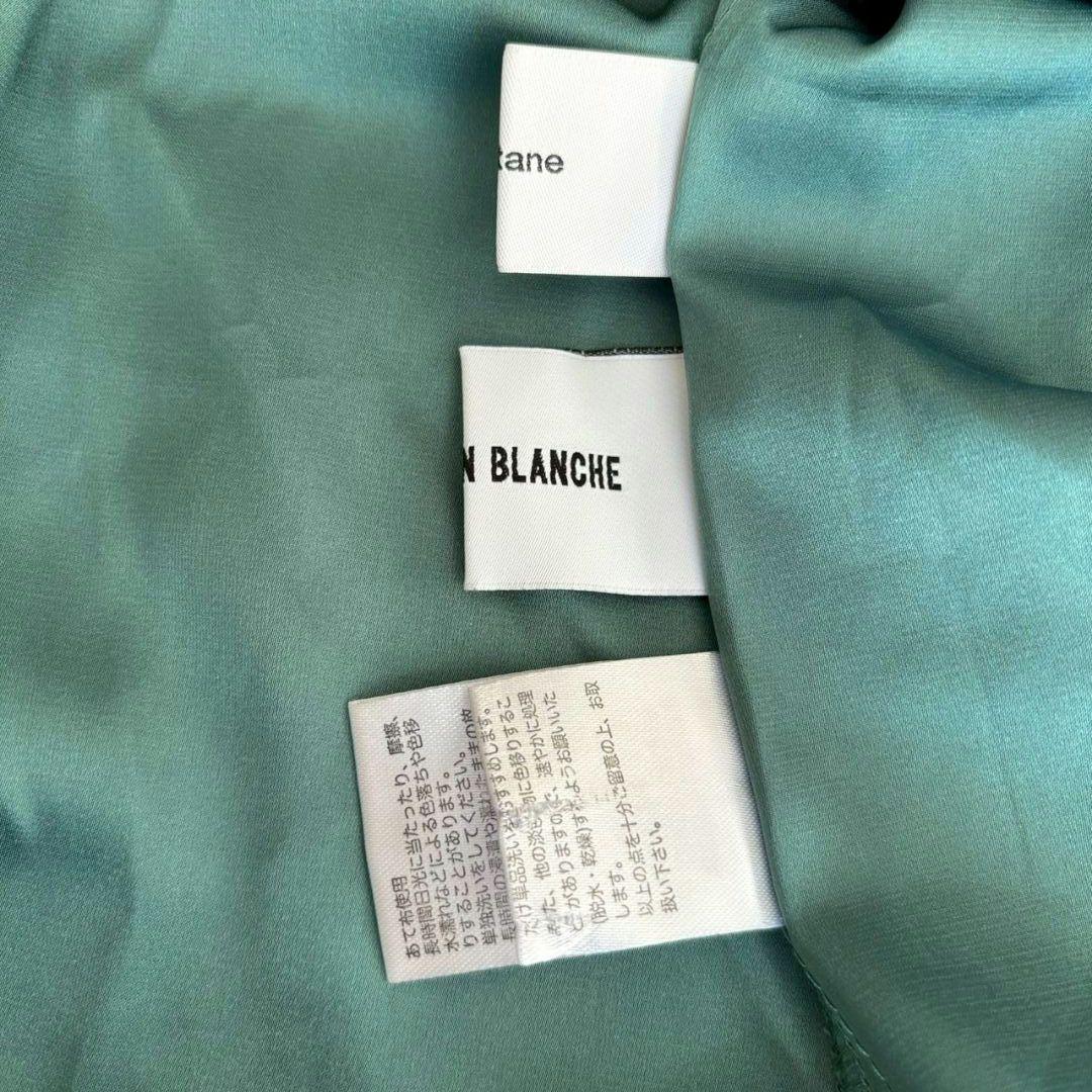 Kastane オケージョン ドレス 結婚式 ワンピース　グリーン　花柄　M