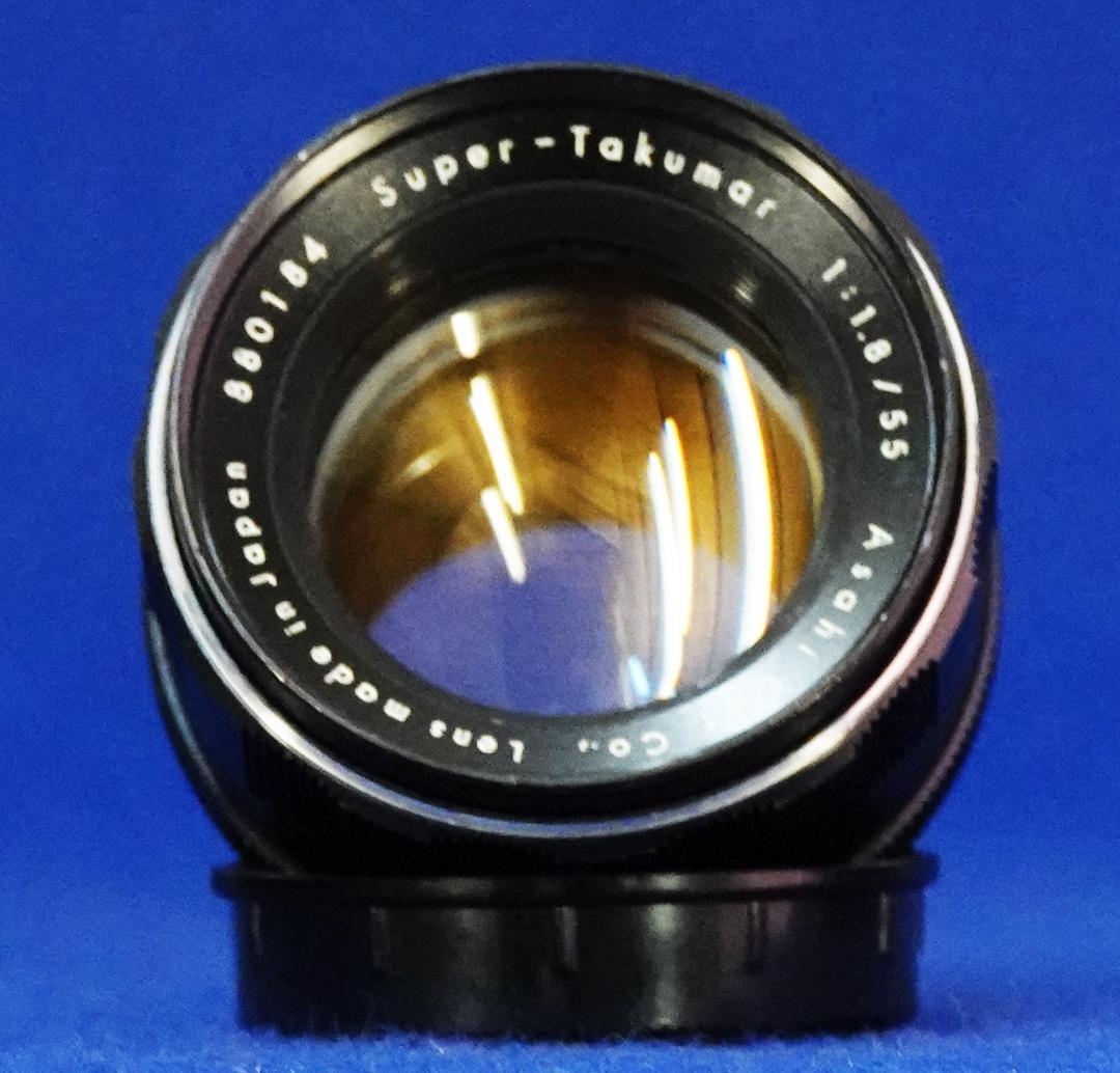 880184　美品！フレア有　前期型　Super-Takumar　F1.8/55