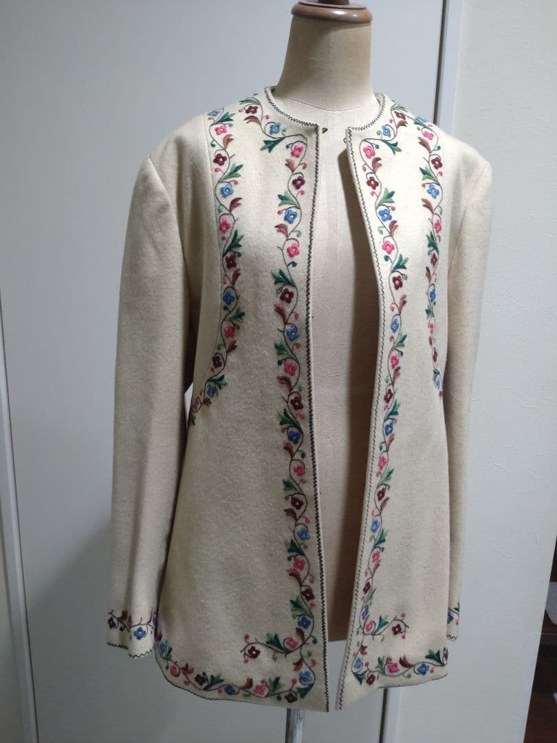 ビンテージ　ウール100% 　手づくり　ジャケット　1961年