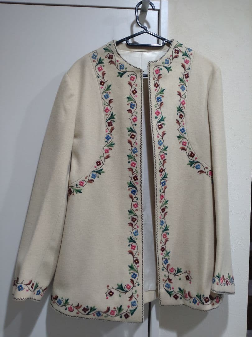 ビンテージ　ウール100% 　手づくり　ジャケット　1961年