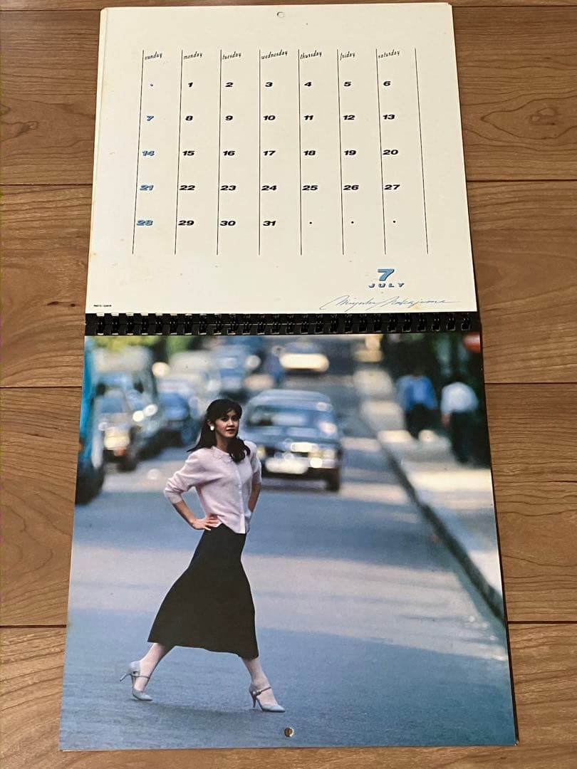 ★中島みゆき1985カレンダー昭和★