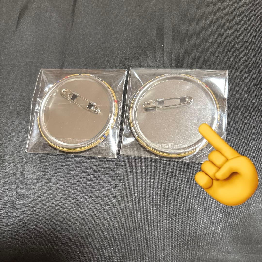 ゴールデンカムイ バレンタイン 缶バッジ 尾形 2個セット