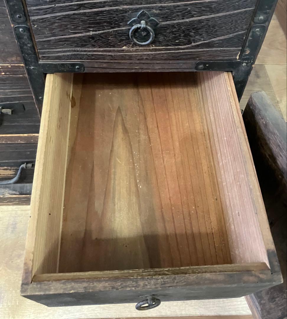 【時代箪笥】明治 大正 骨董品 収納 引き出し インテリア アンティーク