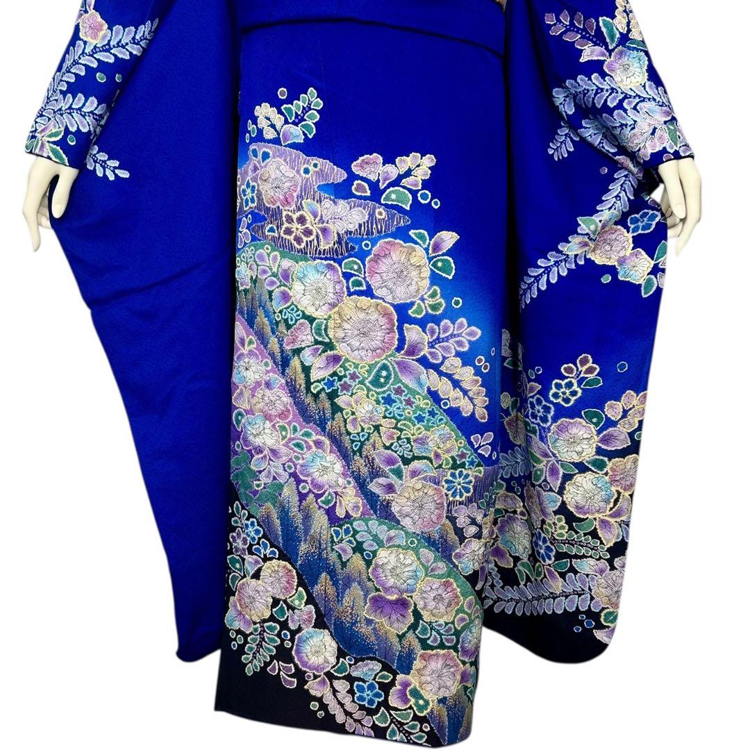 みりん　振袖フルセット　辻が花　Lサイズ　幅広