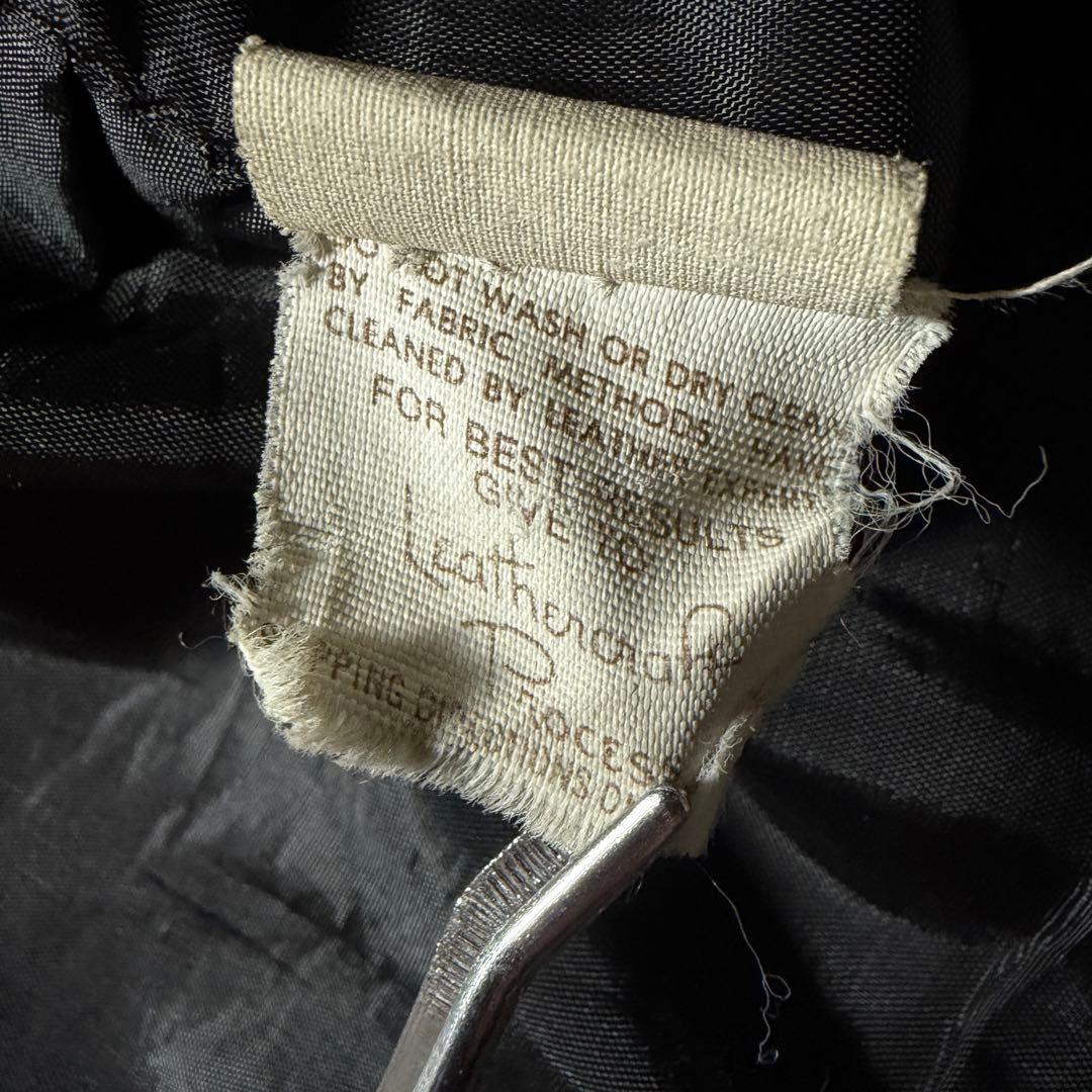 ノ*い様 【米国製】schott ライダースジャケット 641本革　ブラック　3