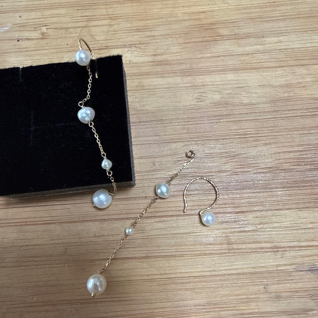 k10 淡水パール　ピアス