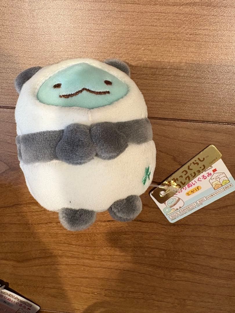 すみっコぐらし　てのりぬいぐるみ　2018 すみっコぱんだ　東京駅店限定