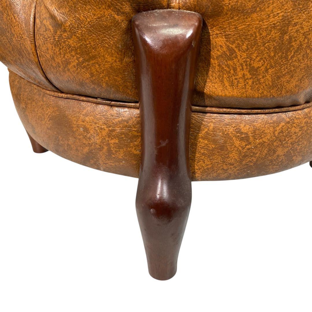 【美品】マルニ木工 ベルサイユ オットマン ブラウン②