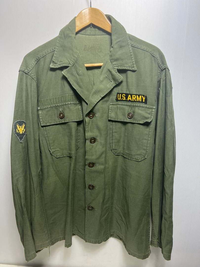 U.S. ミリタリー　OG-107ユーティリティシャツ 60年代