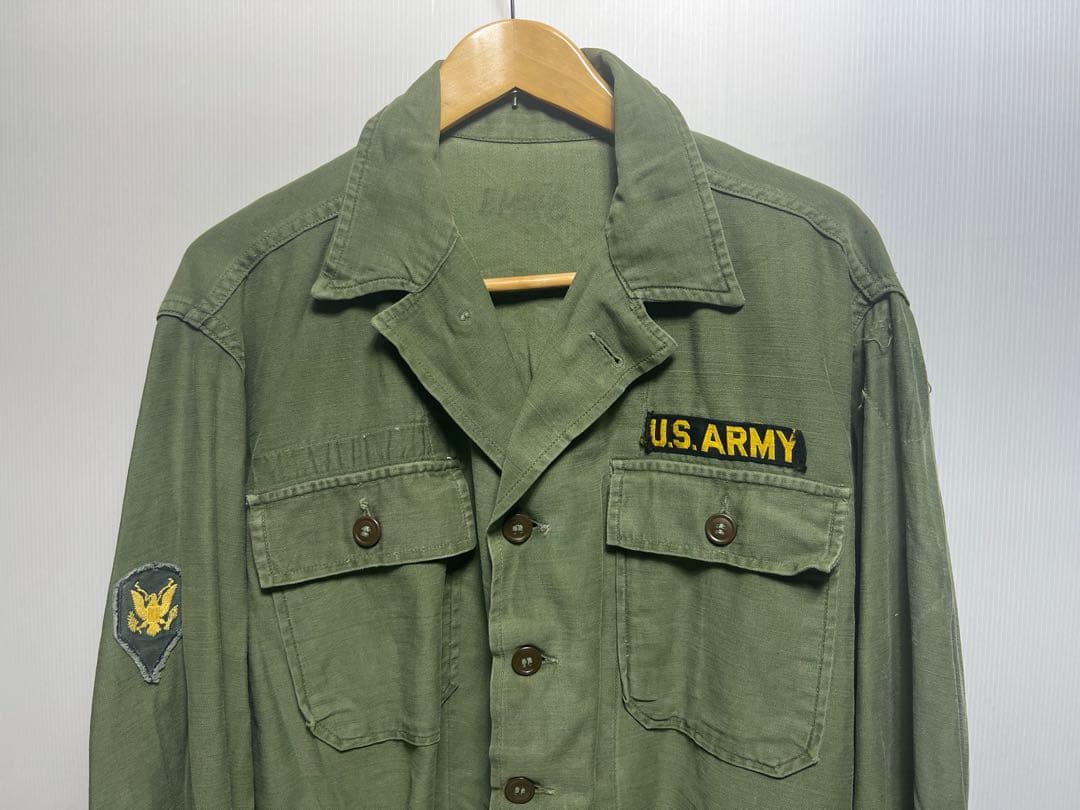 U.S. ミリタリー　OG-107ユーティリティシャツ 60年代