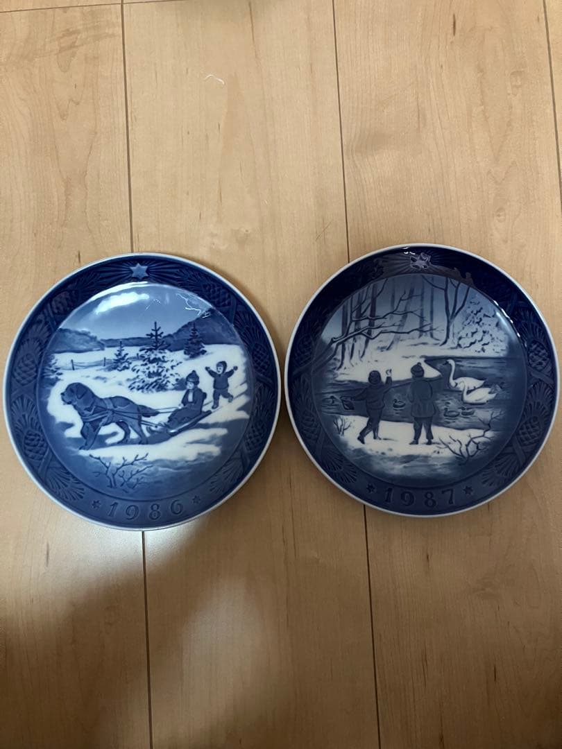 ロイヤルコペンハーゲン イヤープレート 1986〜1998年 13枚 まとめ売り