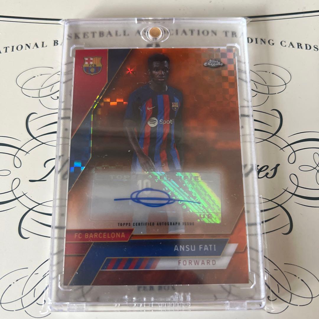 アンス ファティ Topps Chrome 直筆サイン 25枚限定