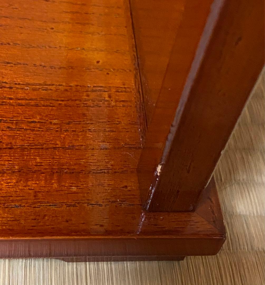 茶道具　棚　仙翁棚　渡辺可映作　木箱入り　黄袋付