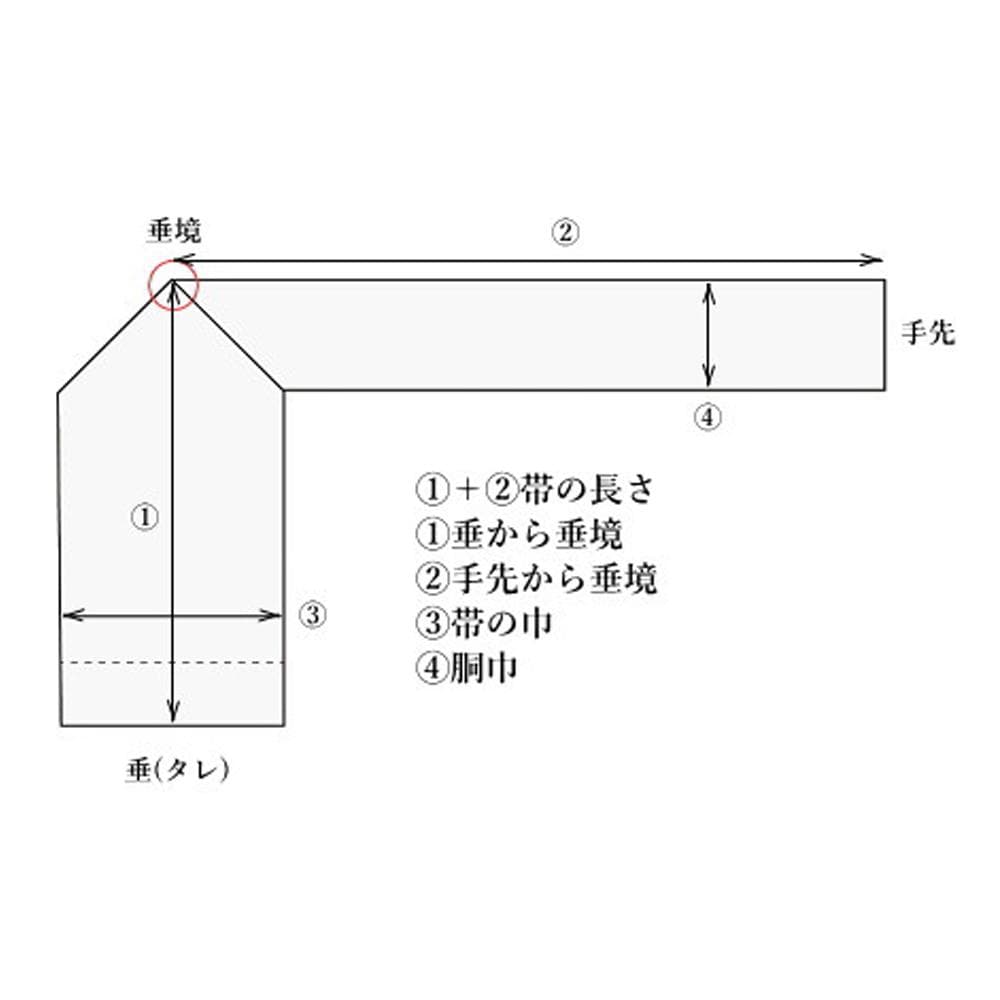 【帯】【名古屋帯】雲林綴 祥園 八寸帯 かがり帯 千鳥 No.9