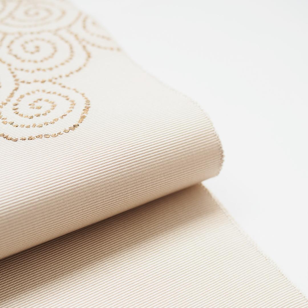 【帯】【名古屋帯】雲林綴 祥園 八寸帯 かがり帯 千鳥 No.9