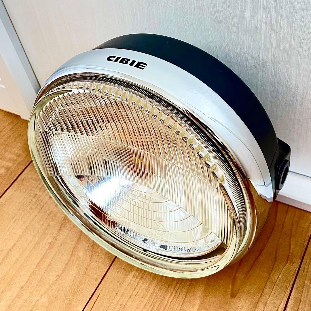 当時物 シビエ 凹み ヘッドライト CIBIE 極美品 マーシャル
